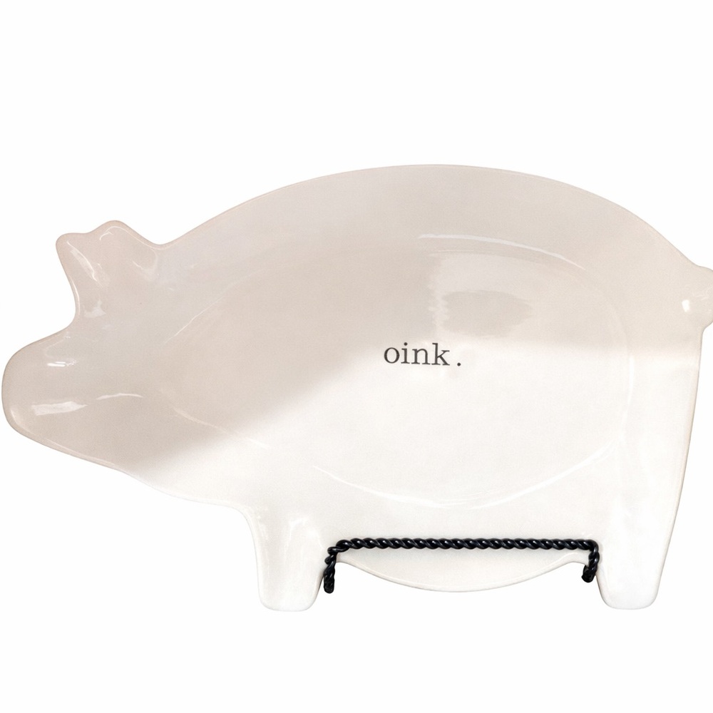 Rae Dunn Oink Pig Platter 2016